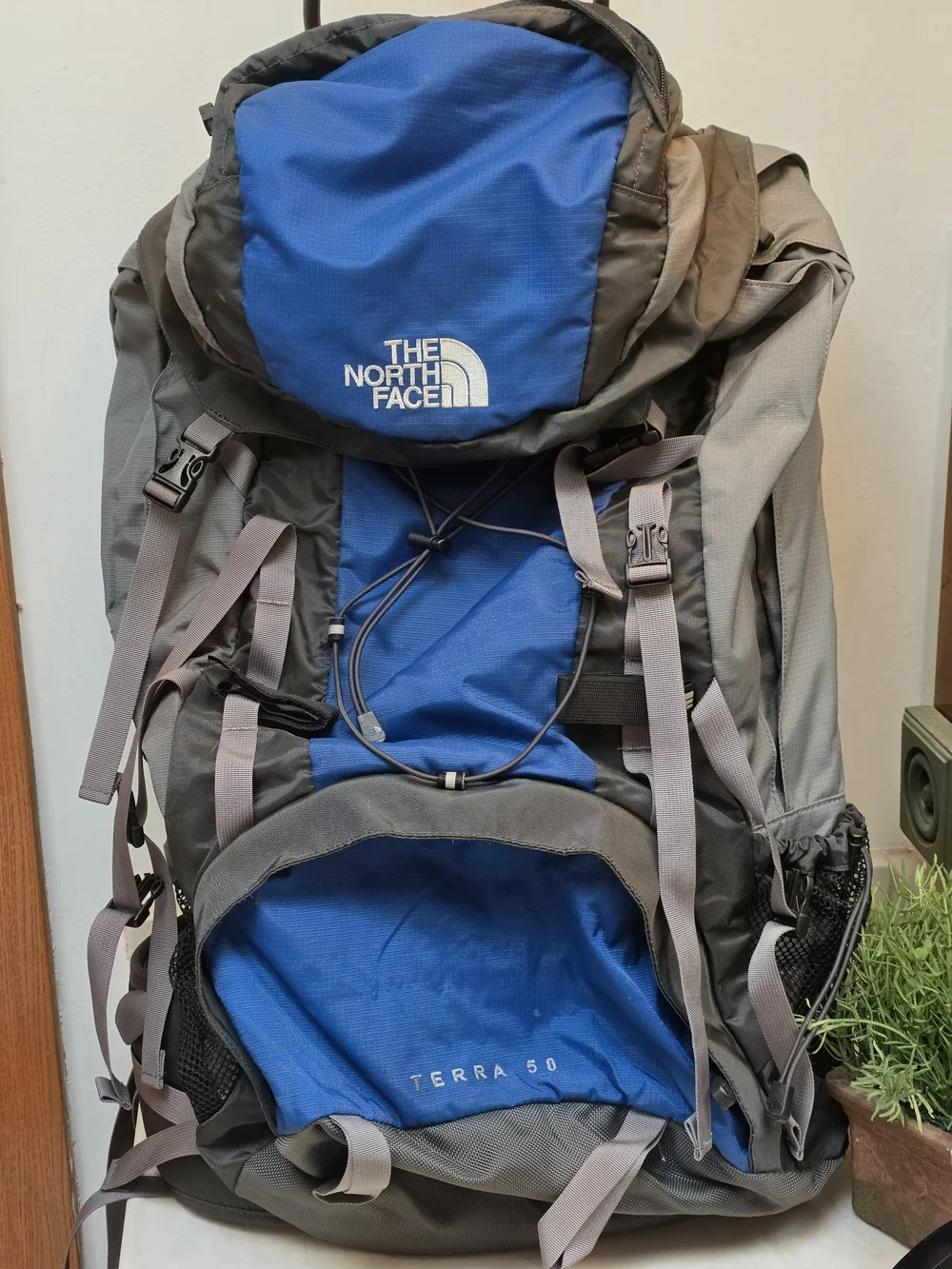 The North Face Blue and Gray Terra 50 Men’s Backpack